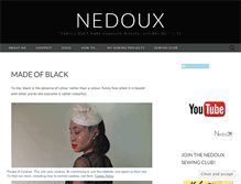 Tablet Screenshot of nedoux.com